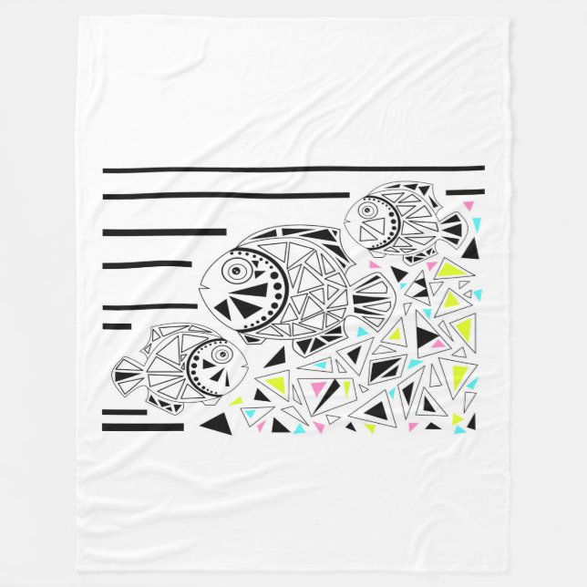 Cobertor De Velo Peixe (Frente)