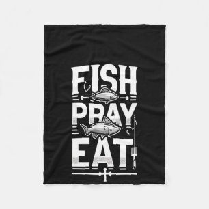 Cobertor De Velo Peixe Reza Come Desenho Religioso De Pesca Com Cru