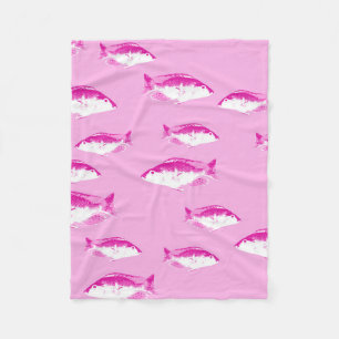 Cobertor De Velo Peixe rosa
