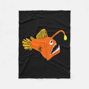 Cobertor De Velo Peixes-Anglês Criaturas do Mar Profundo Atacam Águ
