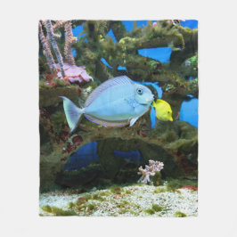 Cobertor De Velo Peixes do azul do mar