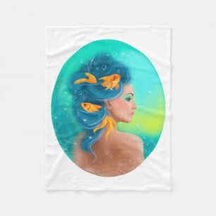 Cobertor De Velo Peixes Horoscópio Zodiac - Mulher maravilhosa