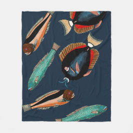Cobertor De Velo Peixes tropicais