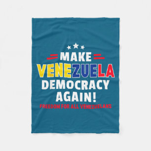 Cobertor De Velo Pela Democracia da Venezuela Novamente Liberdade P