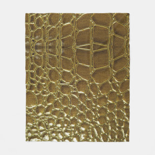 Cobertor De Velo Pele Crocodilo: Detalhe da Textura de Fechamento