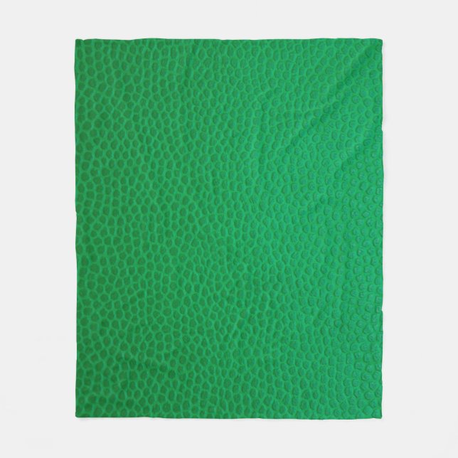 Cobertor De Velo Pele de pele verde (Frente)