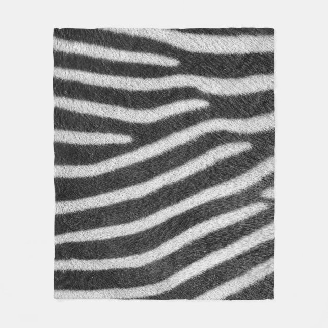Cobertor De Velo Pele Zebra Pele Animal Padrão (Frente)