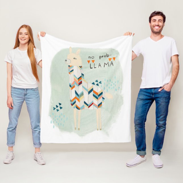 Cobertor De Velo Pelotão do lama - nenhum Prob-lama (In Situ)