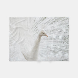 Cobertor De Velo Penas bonitas de Peacock Branco