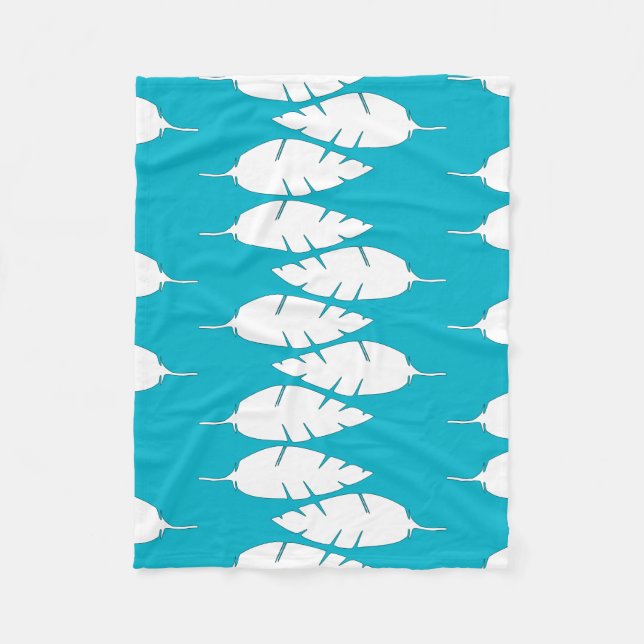 Cobertor De Velo Penas Brancas Modernas (Frente)