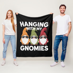 Cobertor De Velo Pendurado Com Meus Gnomos Engraçado Jardim Gnomo