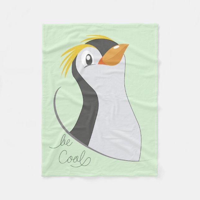 Cobertor De Velo Penguin Be Legal Fleece Blanket (Frente)