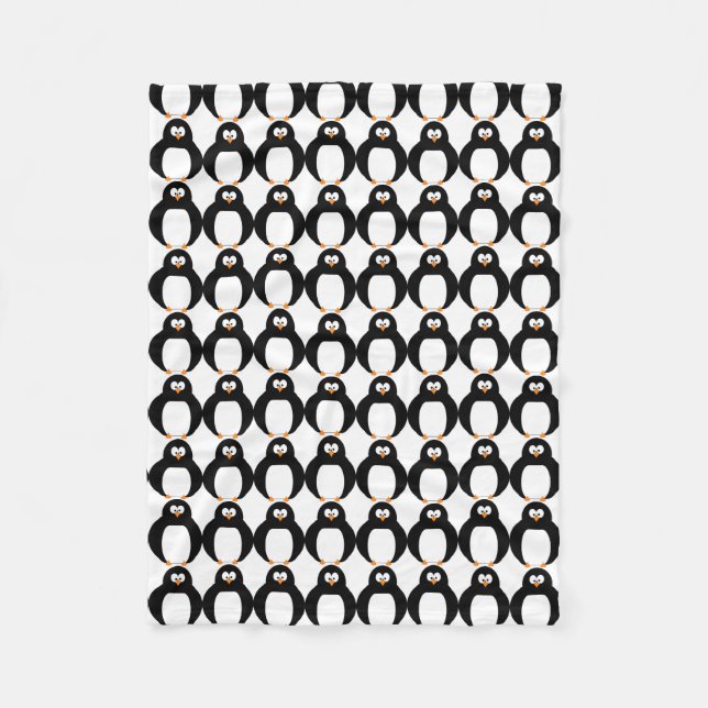Cobertor De Velo Penguin Fleece Blanket (Frente)