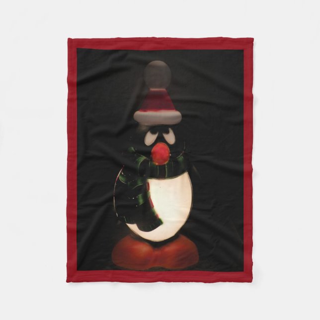 Cobertor De Velo Penguin Fleece Blanket (Frente)