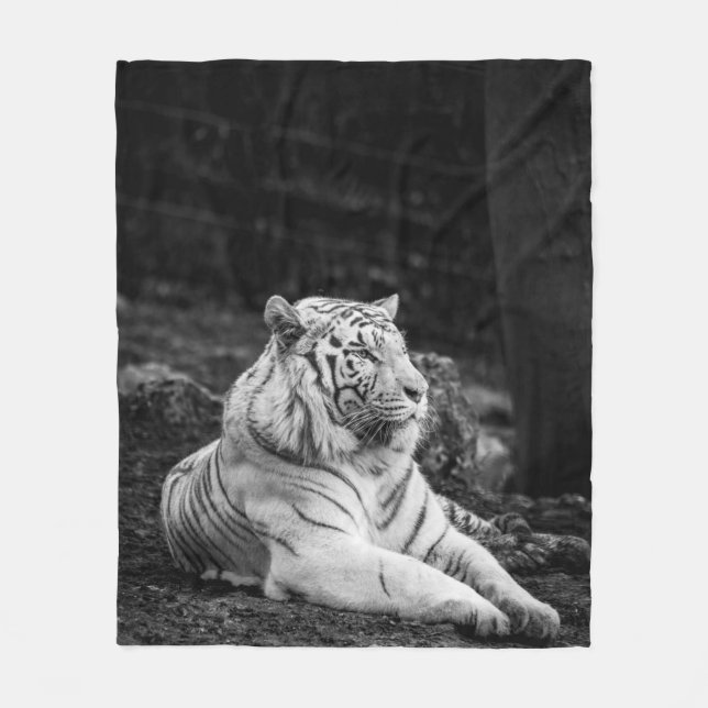 COBERTOR DE VELO PENSAMENTO DE TIGER (Frente)