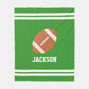 Cobertor De Velo Pensamento Personalizado de Futebol