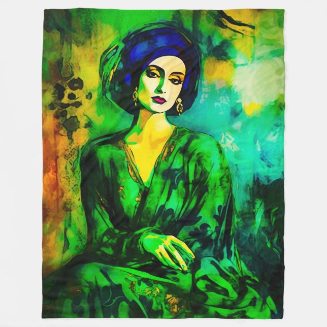 Cobertor De Velo Pensamentos profundos (Frente)