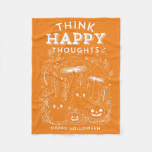 Pense em pensamentos felizes Coleção de Halloween