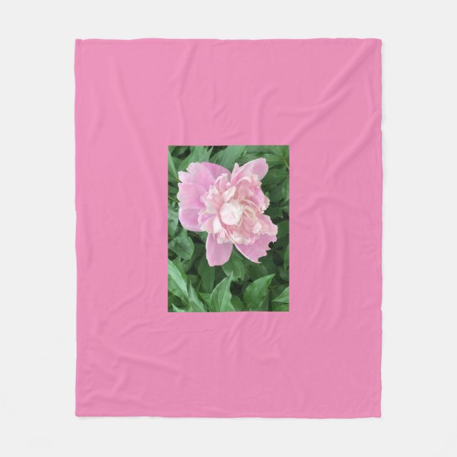 Cobertor De Velo Peony Fleece Blanket (Frente)