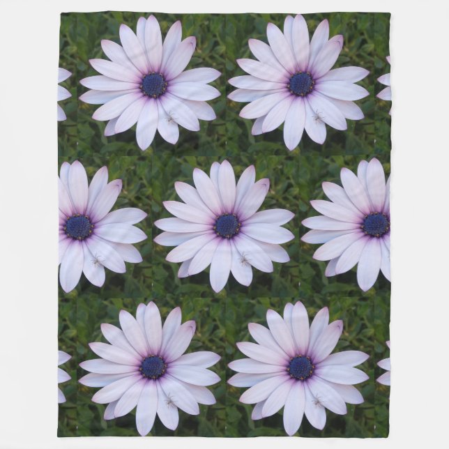 Cobertor De Velo Pequena aranha em flores Fleece Blanket (Frente)