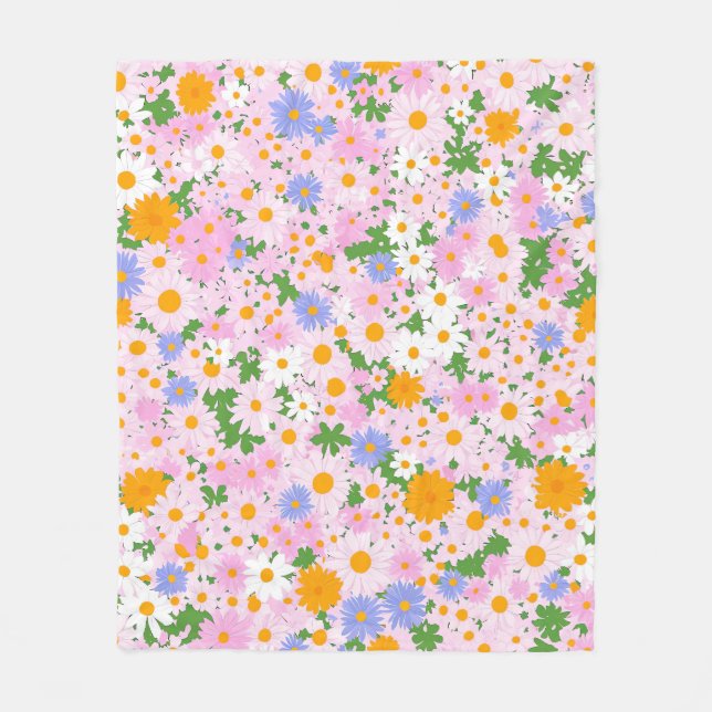 Cobertor De Velo Pequenas margaridas, bonitas, com uma perfeita (Frente)