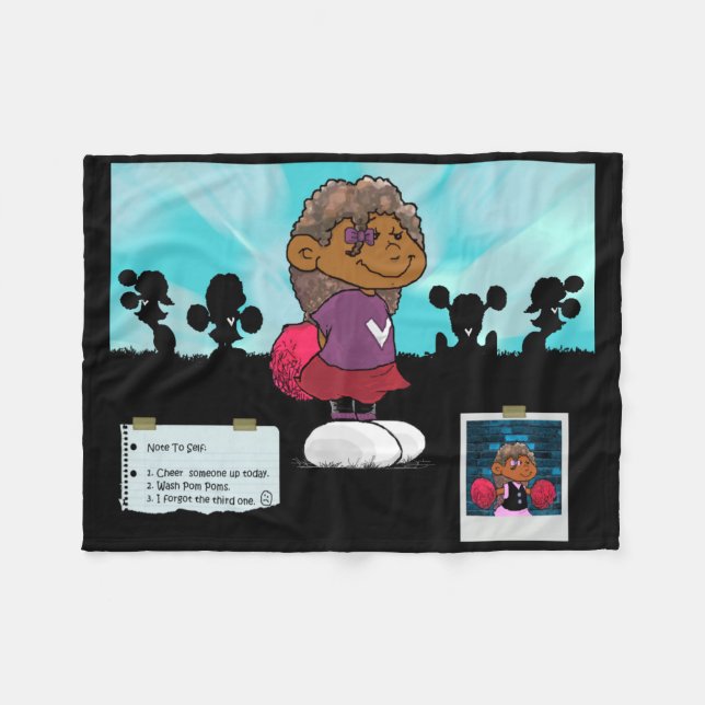 Cobertor De Velo Pequeno Alce Fleece Blanket (Frente (Horizontal))