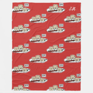 Cobertor De Velo Pequeno almoço coreano hangul do dim sum da