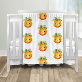 Cobertor De Velo Pequeno Cutie Laranja Citrus