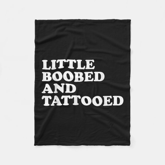 Cobertor De Velo Pequeno Ed E Tatuado - Tatuagem (Frente)