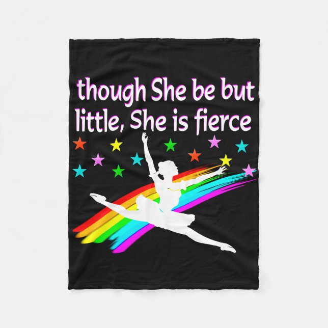 COBERTOR DE VELO PEQUENO, MAS FOGO BALLERINA (Frente)