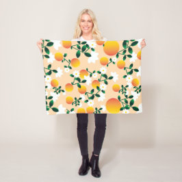 Cobertor De Velo Pequeno Padrão Laranja Cutie