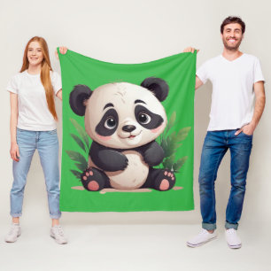 Cobertor De Velo Pequeno panda bonito