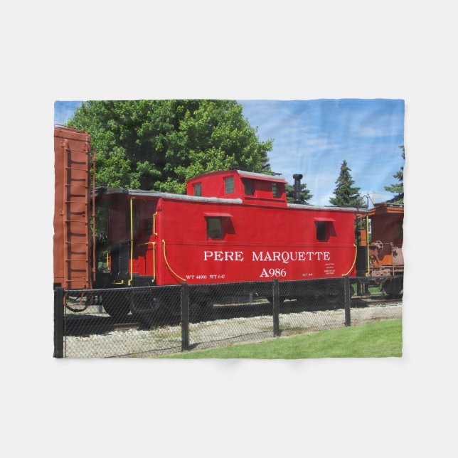 Cobertor De Velo Pere Marquette caboose velinha (Frente (Horizontal))