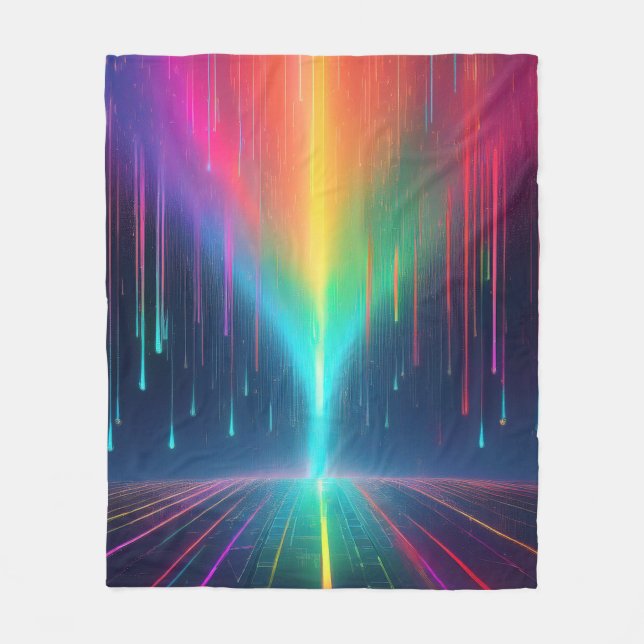 Cobertor De Velo Perfuração de Arco-Íris (Frente)