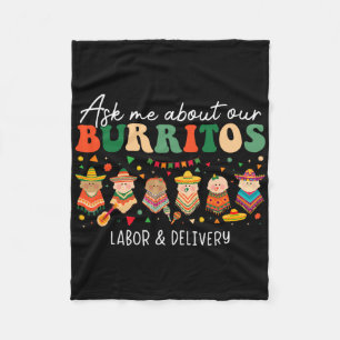 Cobertor De Velo Pergunte-Me Sobre Os Nossos Burritos, A Enfermeira