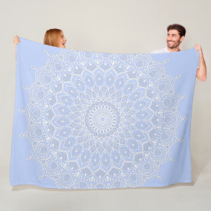 Cobertor De Velo Periwinkle Mandala - Bora em Juniper Berry