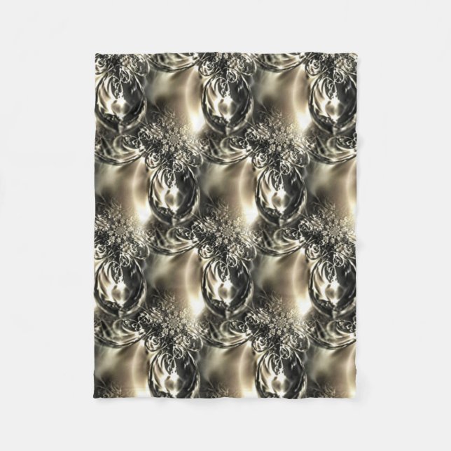 Cobertor De Velo Pérolas Douradas (Frente)