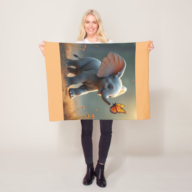 Cobertor De Velo Perseguindo Uma Borboleta (In Situ)