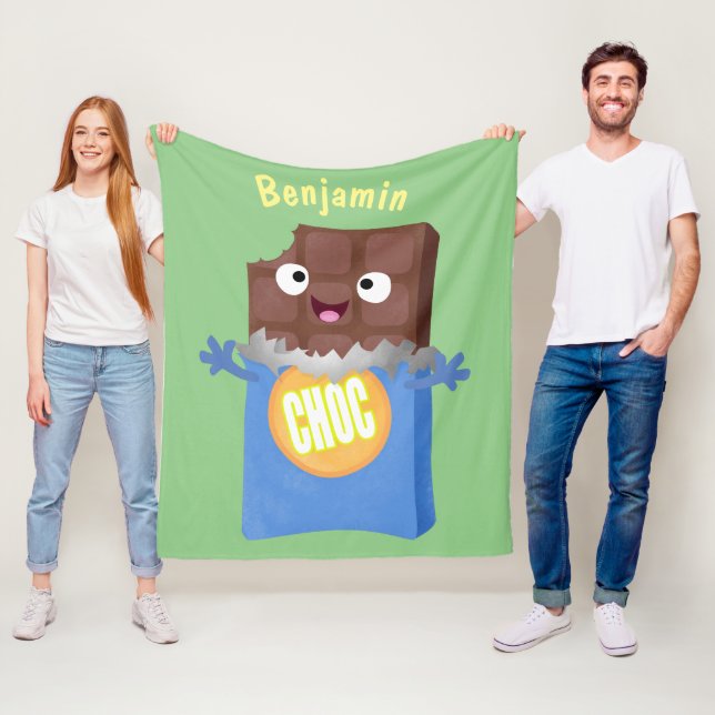 Cobertor De Velo Personagem de desenho animado bar doce de chocolat (In Situ)