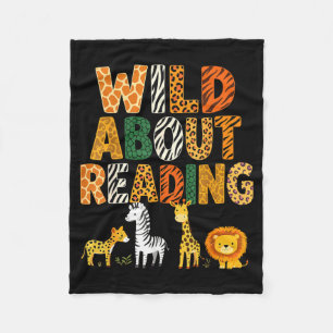 Cobertor De Velo Personagem de leitura de impressão animal crianças