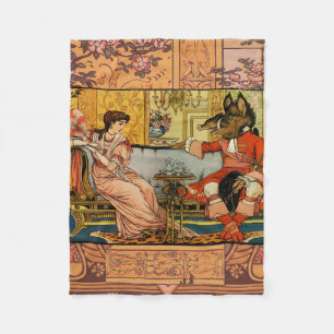 Cobertor De Velo Personagens Clássicos de Contos de Fadas da Bela F