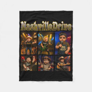 Cobertor De Velo Personagens do Nashville Drive Baby