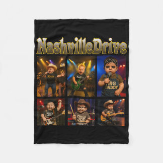 Cobertor De Velo Personagens do Nashville Drive Baby