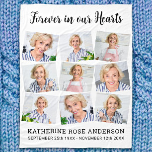 Cobertor De Velo Personalidade Memorial 9 Foto Para Sempre Em Nosso