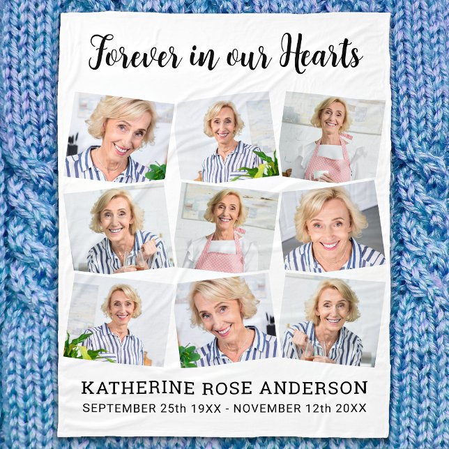 Cobertor De Velo Personalidade Memorial 9 Foto Para Sempre Em Nosso (Criador carregado)