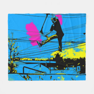 Cobertor De Velo Personalização - Caça-Patinete Alta Voadora