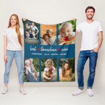 Personalizada A Melhor Avó De 6 Fotografias