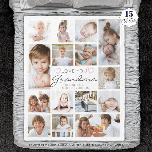 Cobertor De Velo Personalizada E Manuscrita Te Amo Avó 15 Foto