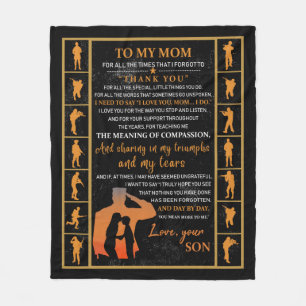 Cobertor De Velo Personalizada Para Minha Mãe Do Filho, Mãe Do Am