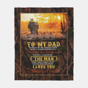 Cobertor De Velo Personalizada Para Minha Pai Carta De Amor Do Filh